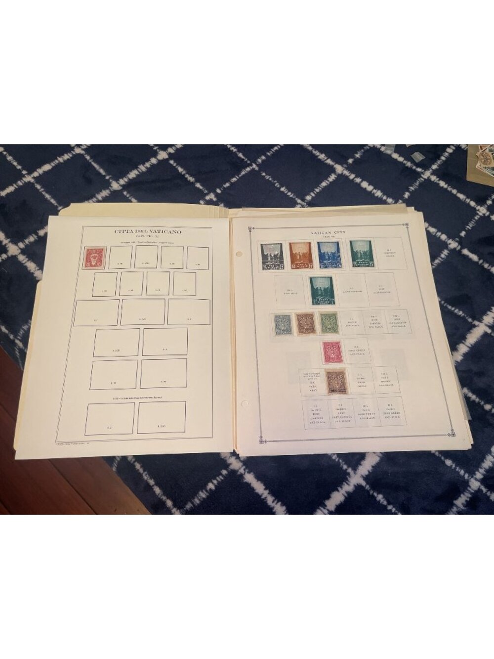 156 Vatican City Stamps 1933-1973 Vintage Collection Scott Album Pages Air Posta